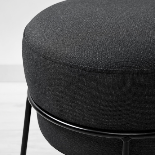 EMMISLÖV Pouffe, Vissle dark grey