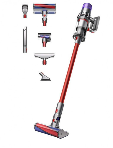 Dyson V11 Fluffy Cordless Stick Vacuum Cleaner, Nickel/Red