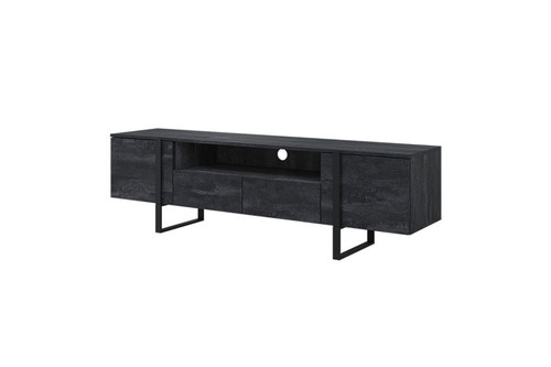 TV Cabinet Verica 200 cm, charcoal/black legs