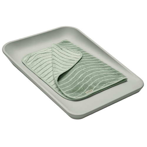 LEANDER topper for changing mat, Woodland, Sage Green