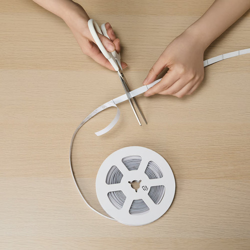 KABBLEKA LED lighting strip with USB, adjustable colour, 3 m
