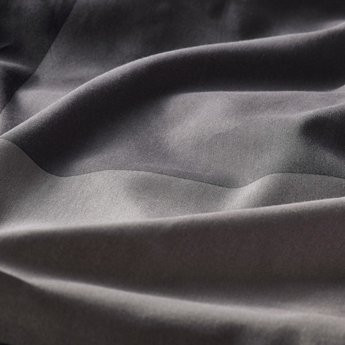 BRUNKRISSLA Pillowcase, black, 50x60 cm