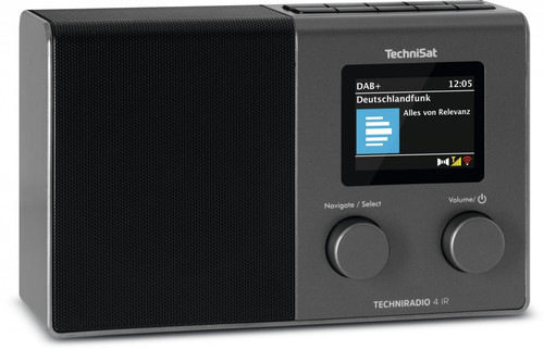 TechniSat Radio Techniradio 4 IR DAB+/FM/int, black