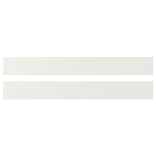 VEDDINGE Drawer front, white, 80x10 cm