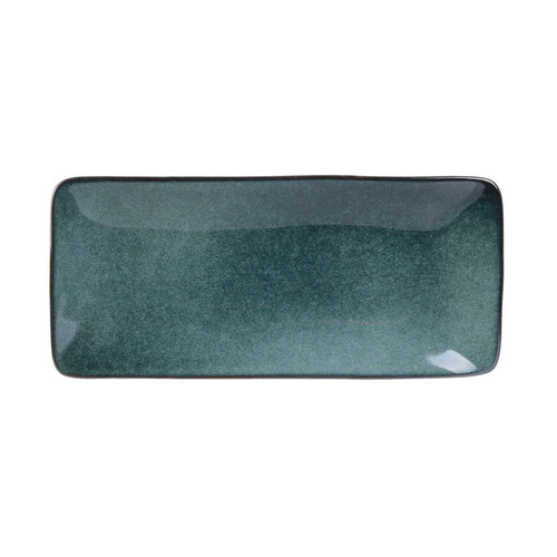 Serving Dish Plate Tierra 22x10cm, blue