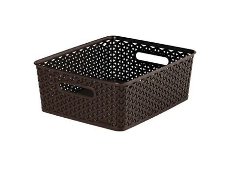 Curver Storage Basket M 13l, dark brown