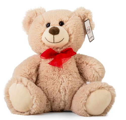 Soft Plush Toy Teddy Bear 28cm, light brown