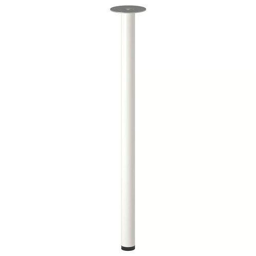 LAGKAPTEN / ADILS Desk, black-brown/white, 140x60 cm