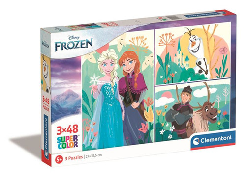 Clementoni Children's Puzzle Frozen 3x48 5+