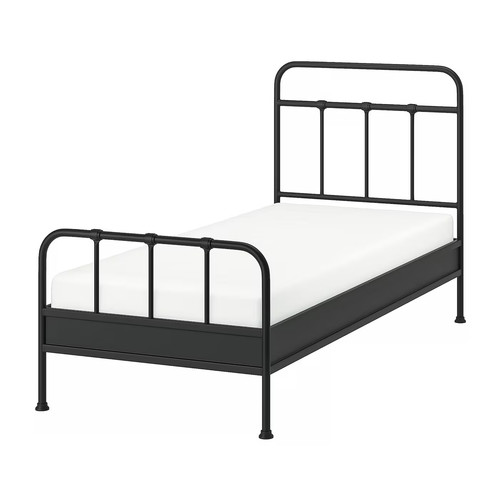 STJÄRNÖ Bed frame, anthracite, 90x200 cm