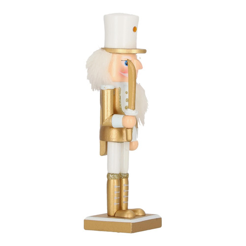 Nutcracker Christmas Decoration William 2 25cm, white