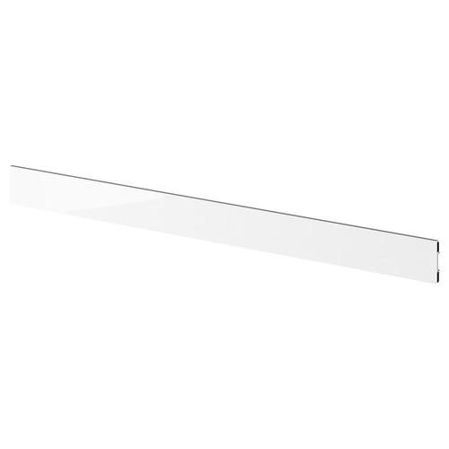 FÖRBÄTTRA Plinth, high-gloss white, 220x8 cm