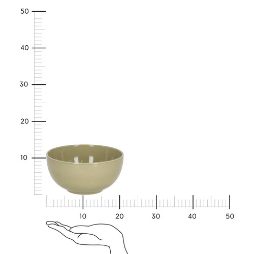 Serving Bowl Gomera 21cm, green