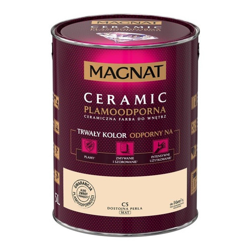 Magnat Ceramic Interior Ceramic Paint Stain-resistant 5l, noble pearl