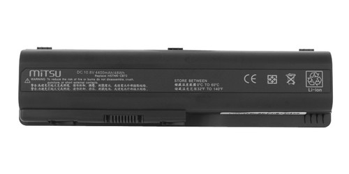 Mitsu Battery for HP dv4, dv5, dv6 4400mAh 48Wh 10.8-11.1V
