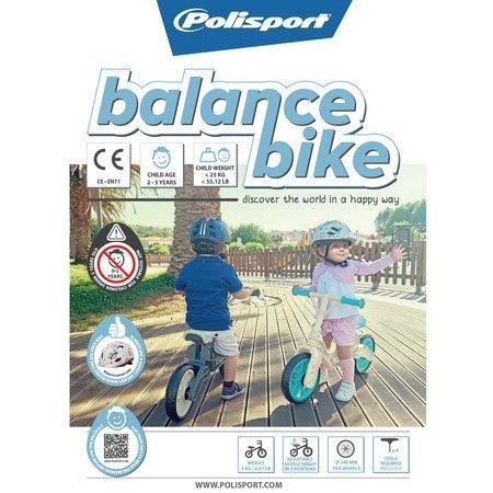 Bobike Balance Bike, up to 25kg, cream/mint