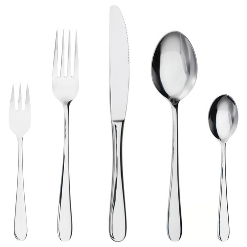 MARTORP 30-piece flatware set, stainless steel