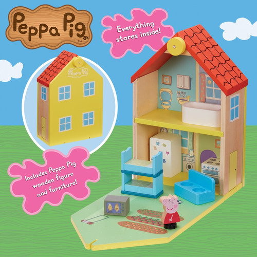 Tm Toys Peppa Pig Wooden Family Home 3+