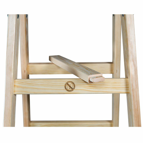 AW Wooden Ladder 2x6 Steps 150kg 1pc