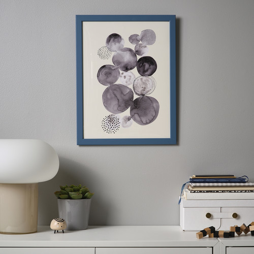 FISKBO Frame, dark grey-blue, 30x40 cm