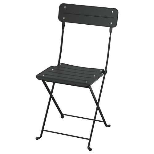 SUNDSÖ Folding chair, anthracite outdoor