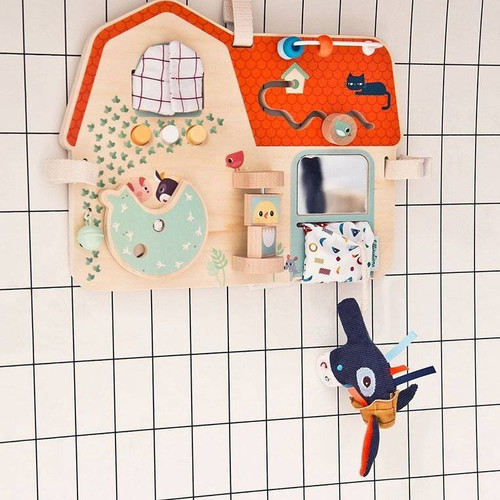 LILLIPUTIENS Activity Panel Farm Wooden 9m+