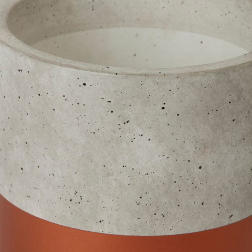 Plant Pot Concrete GoodHome 12 cm, copper