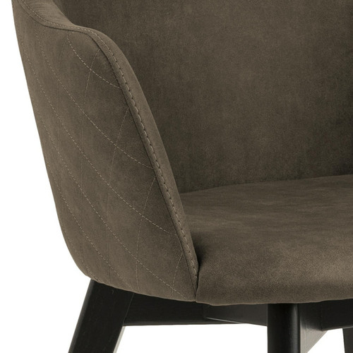 Upholstered Chair Bella, Olive Green