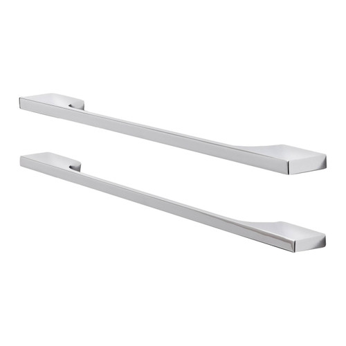 GoodHome Cabinet Handle Hikide, hole spacing 32 cm, silver, 2 pack