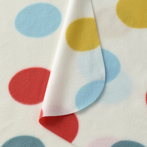 BRUKSVARA Throw, multicolour/dot pattern, 120x160 cm