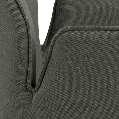 Swivel Chair Aura, auto return, dark grey
