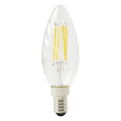 Diall LED Bulb B35-TW E14 4W 470lm, transparent, warm white