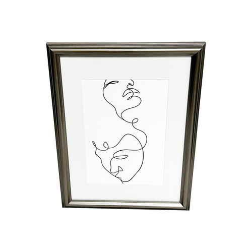 GoodHome Picture Frame Blanton 30 x 40 cm, antique silver