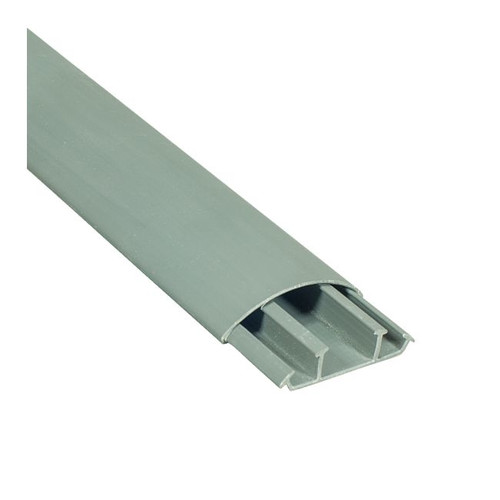 Cable Cover Strip LPO 15x50 mm, cemi-circular, grey