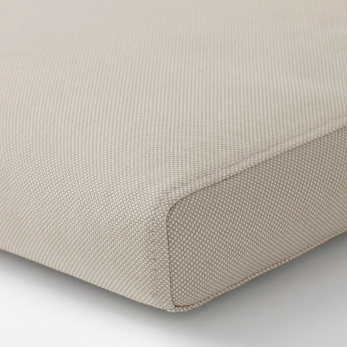 FRÖSÖN Cover for chair cushion, outdoor beige, 44x44 cm