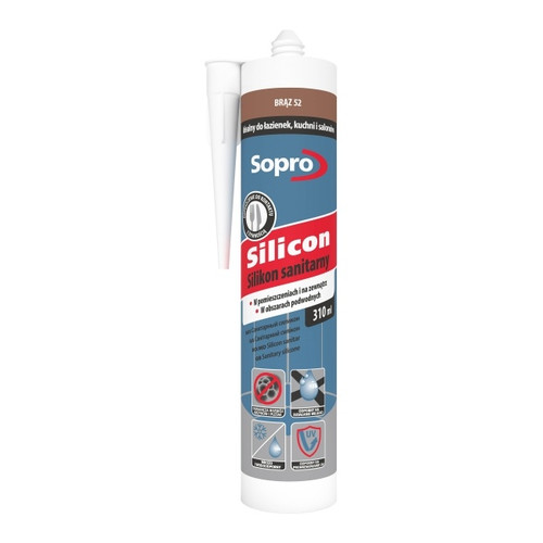 Sopro Sanitary Silicone 310ml brown 52