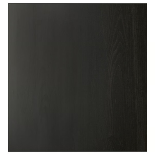 LAPPVIKEN Door, black-brown, 60x64 cm