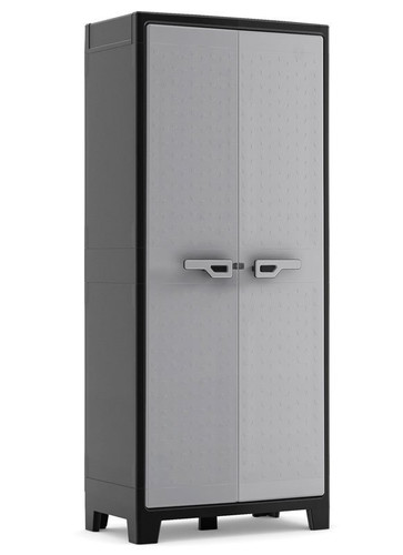 Outdoor/Workshop High Cabinet Multispace, black-grey