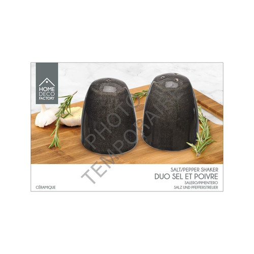 Salt & Pepper Shaker Negro, black