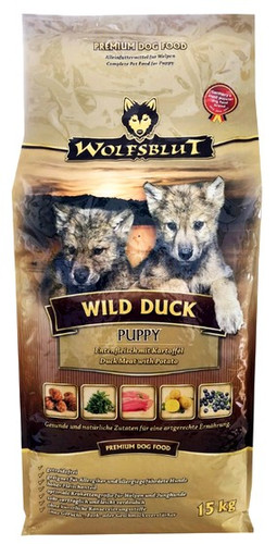 Wolfsblut Dog Food Wild Duck Puppy Duck with Sweet Potato 2kg