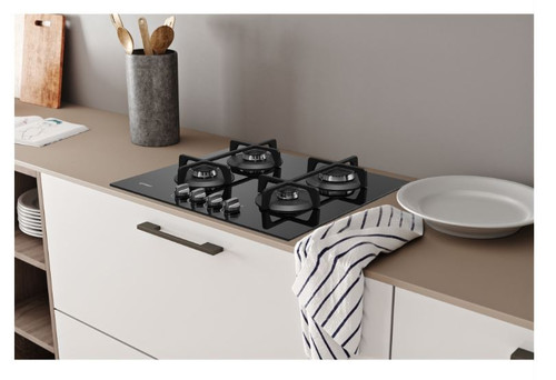 Indesit Gas Hob Glass ING 61T/BK