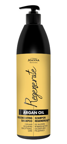 JOANNA Professional Argan Oil Regenerating Shampoo for Hair Requiring Exceptional Care 1l