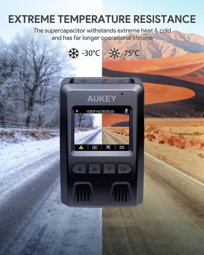 Aukey Car Camera Recorder with Sony Exmor IMX323 Sensor DR02