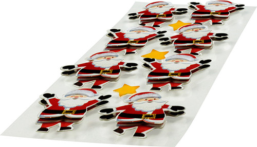 Craft-Fun Christmas Self-Adhesive Decorations 3D Stickers 11pcs