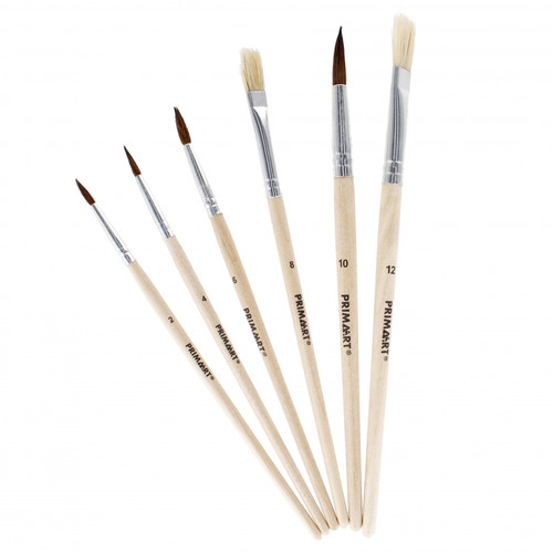 Prima Art School Paintbrushes Set 6pcs