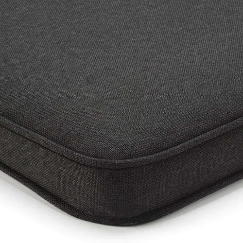 JÄRPÖN/DUVHOLMEN Chair cushion, outdoor, dark grey anthracite, 50x50 cm