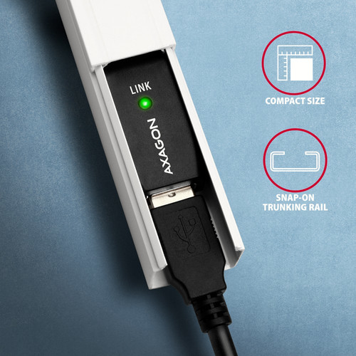 AXAGON USB Cable ADR-220 USB 2.0 A-M -> A-F act 20m