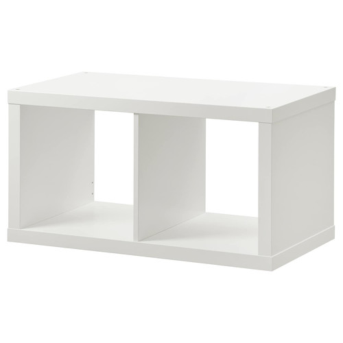 KALLAX Shelving unit, white, 77x42 cm