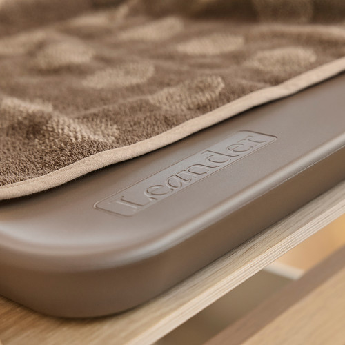 LEANDER topper for changing mat, mocca