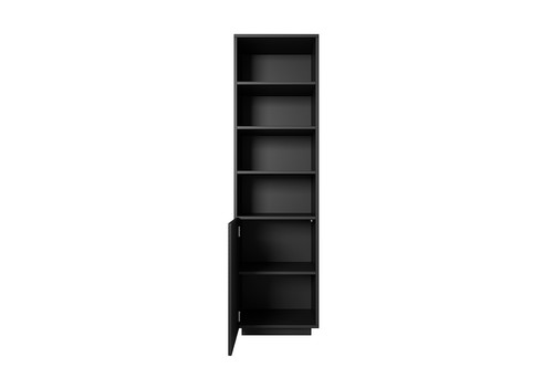 Shelving Unit Bookcase Asha 50cm, matt black